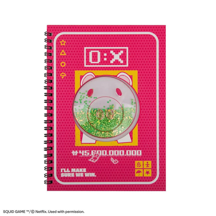 Squid Game Piggy Bank Hardcover Notebook CR5151