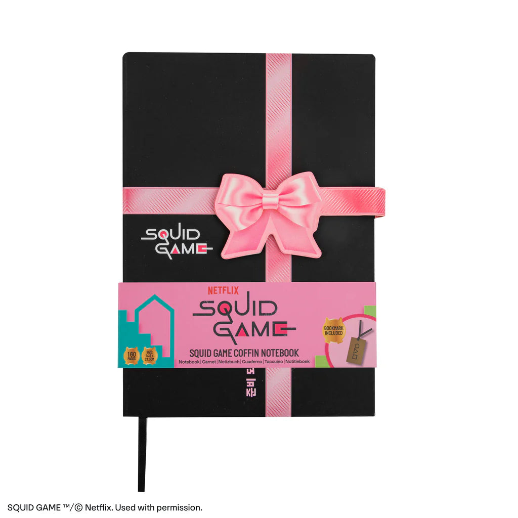 Squid Games Hardcover Notebook  Squid Game Coffin CR5150
