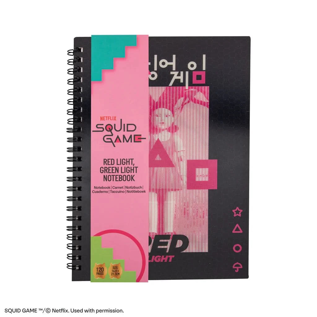 Squid Game Red Light, Green Light Lenticular Softcover Notebook CR5148
