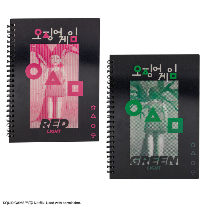 Squid Games Lenticular Softcover Notebook  Red Light, Green Light CR5148