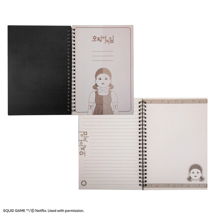 Squid Games Lenticular Softcover Notebook  Red Light, Green Light CR5148