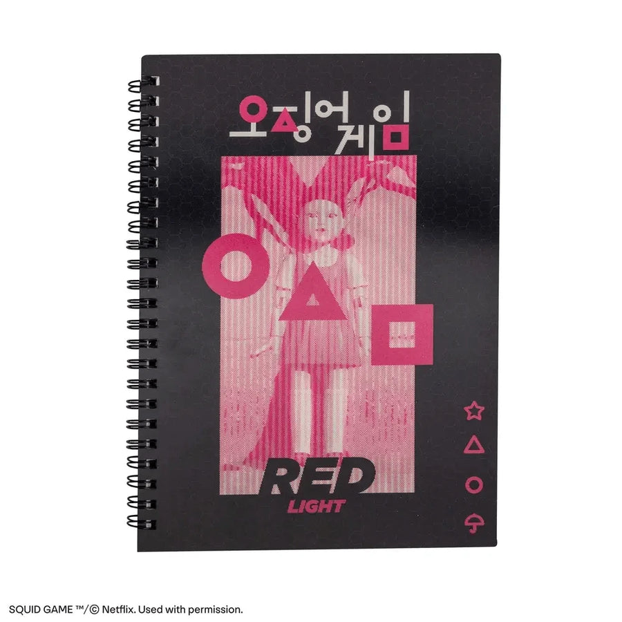 Squid Game Red Light, Green Light Lenticular Softcover Notebook CR5148