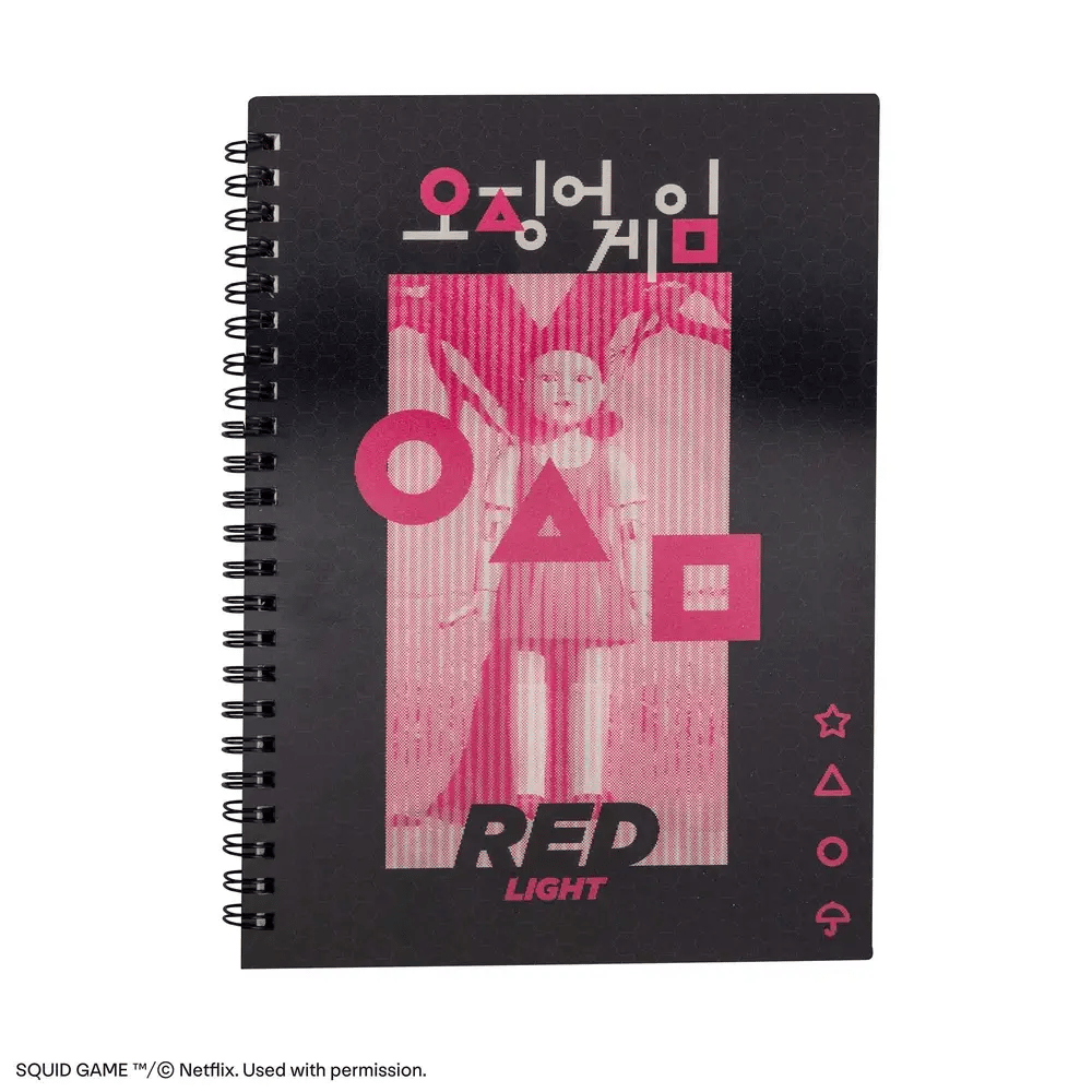 Squid Games Lenticular Softcover Notebook  Red Light, Green Light CR5148