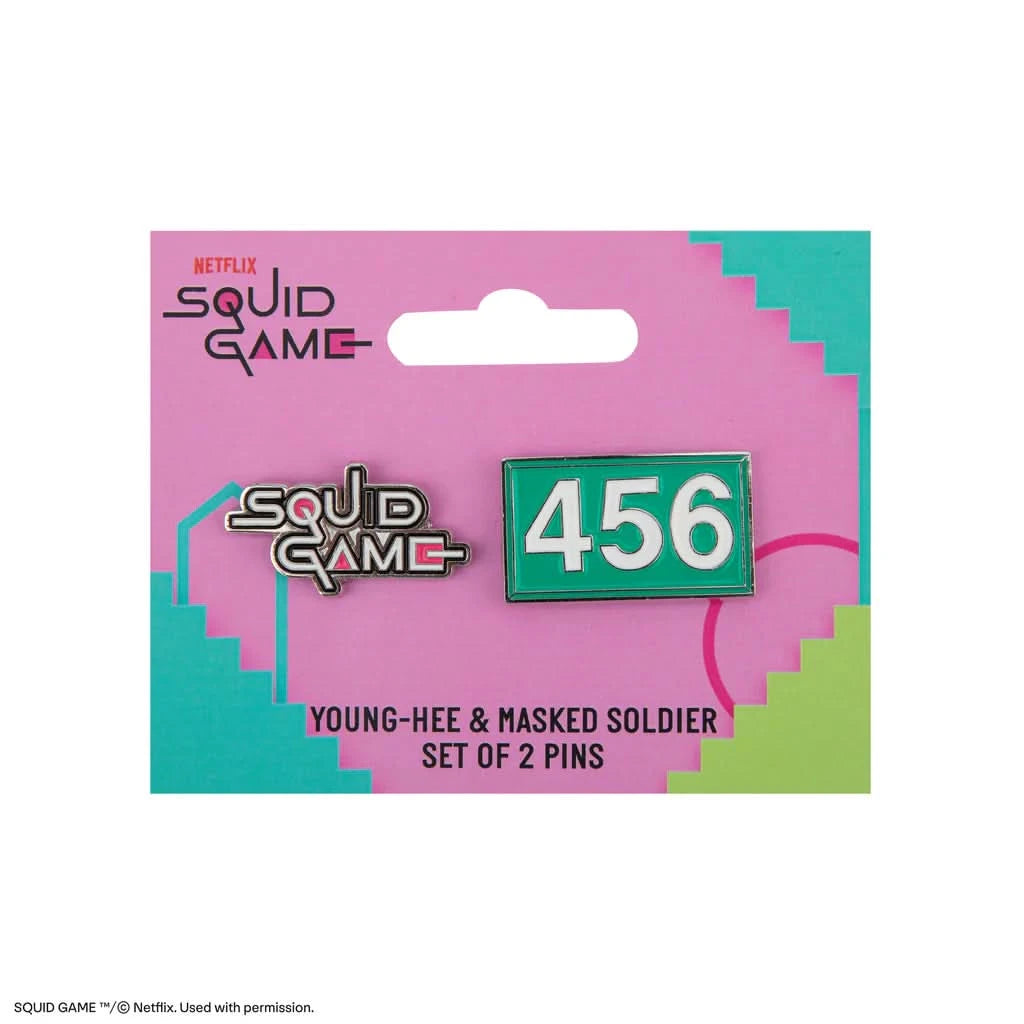 Squid Game Set Of 2 Pins Player 456 & Squid Game CR3244