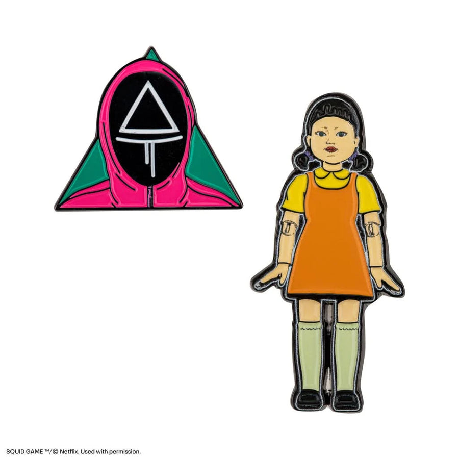 Squid Game Set Of 2 Pins Young-hee & Squid Game Soldier CR3243