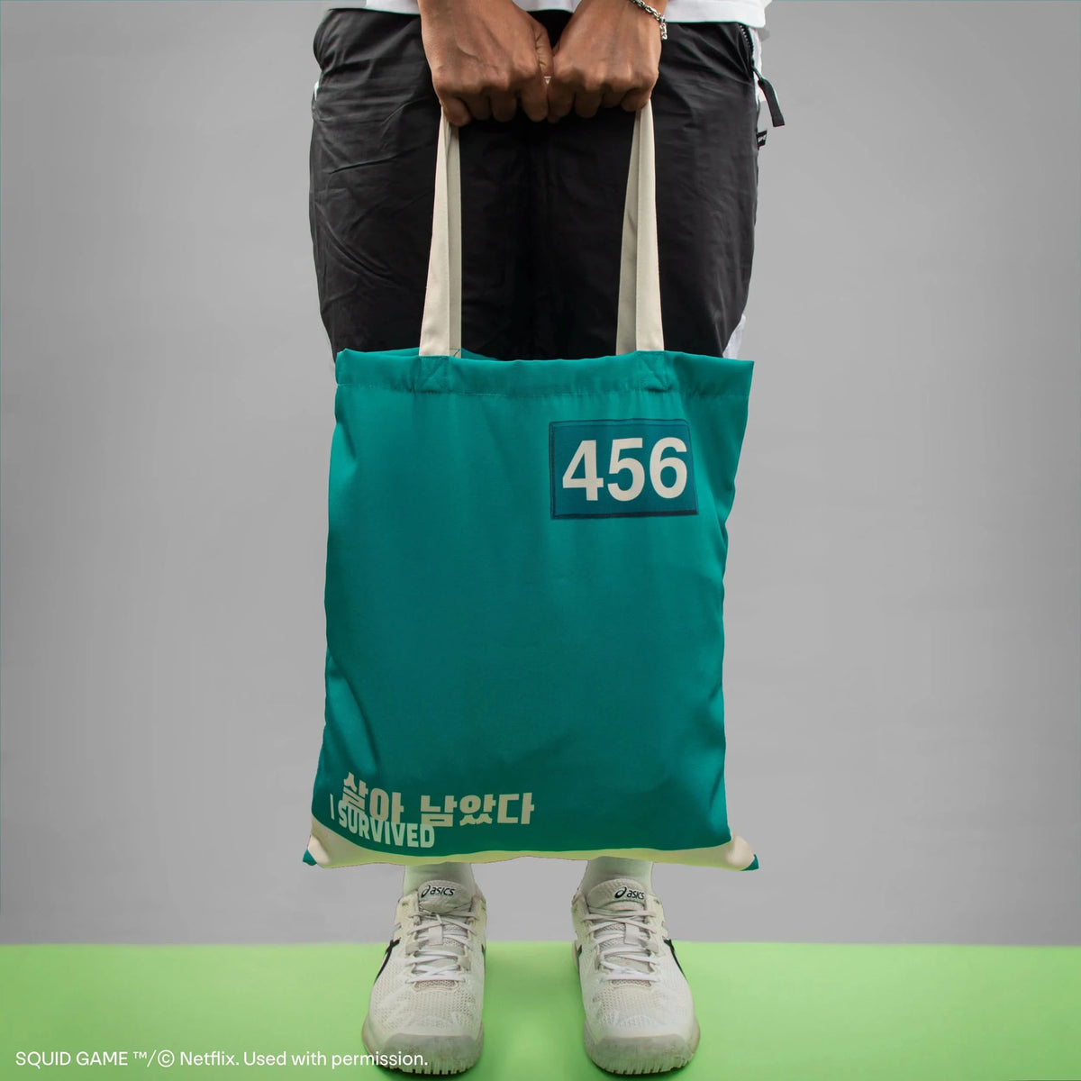 Squid Game Player 456 Tote Bag CR2348