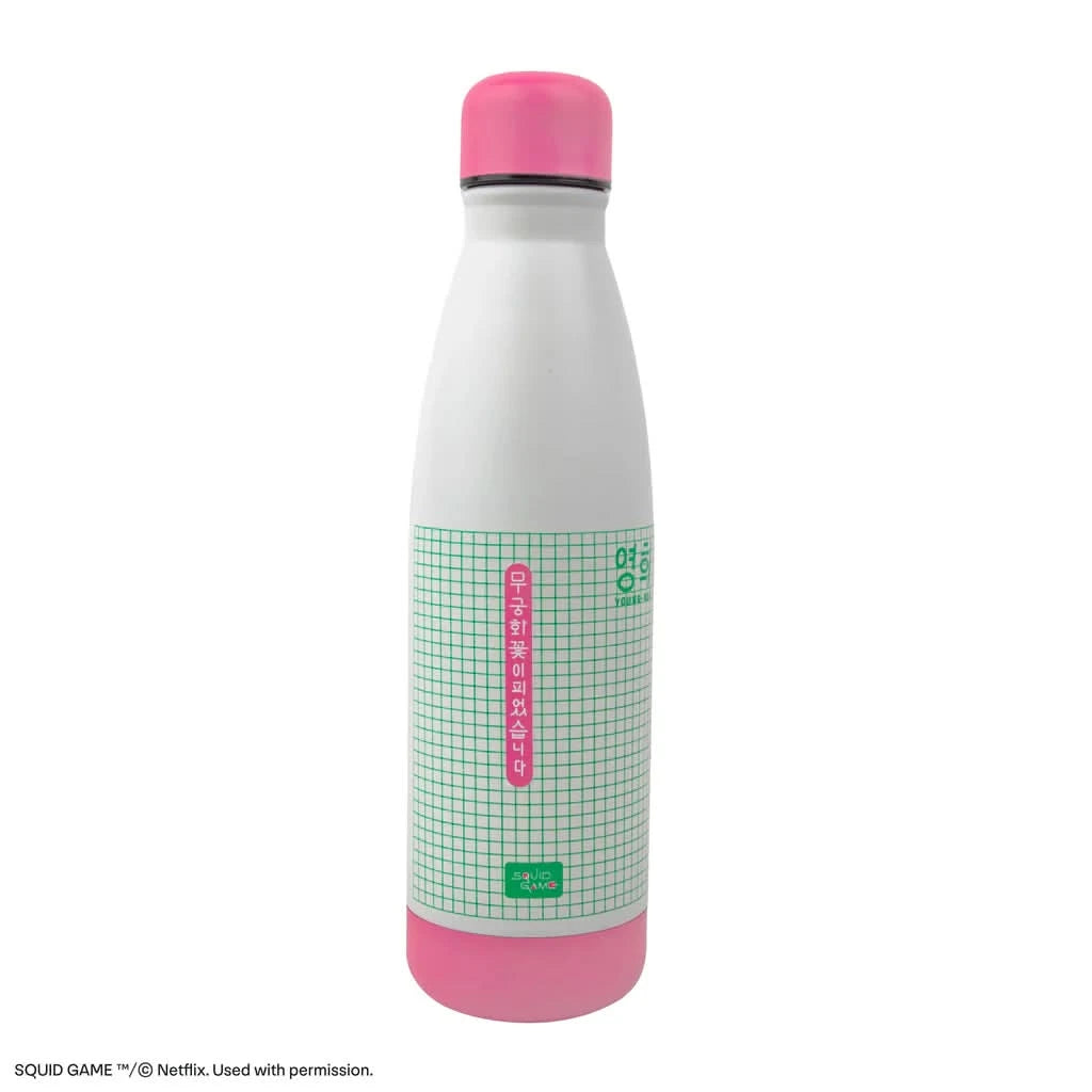 Squid Game Young-hee Blueprint White Water Bottle CR4044