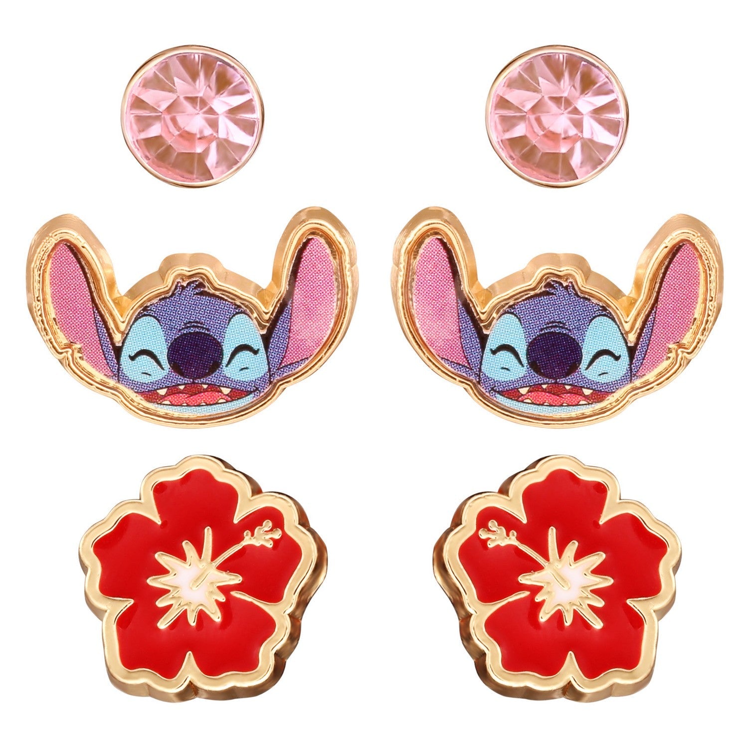 Disney Stitch Set Of 3Pc Red Earrings SH00622YRPL.PH
