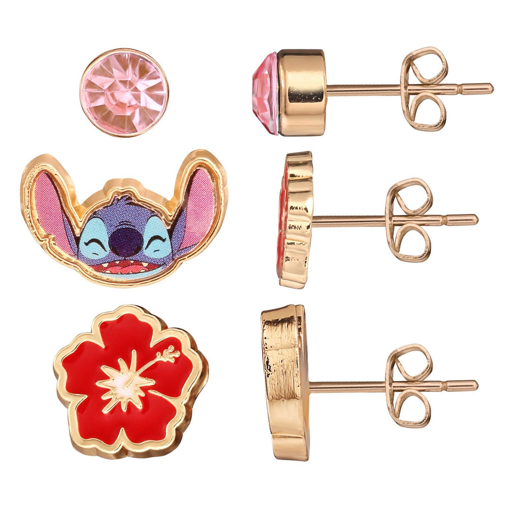 Disney Stitch Set Of 3Pc Red Earrings SH00622YRPL PH
