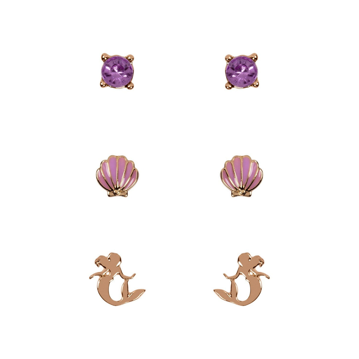 Disney Princess Aerial Costume Trio Set Earring SH00702YRVL.PA