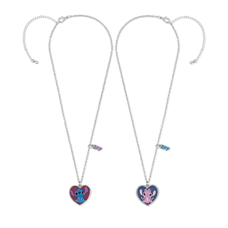 Disney Stitch Angel Bff Set Necklace SH00898RL-16 PH