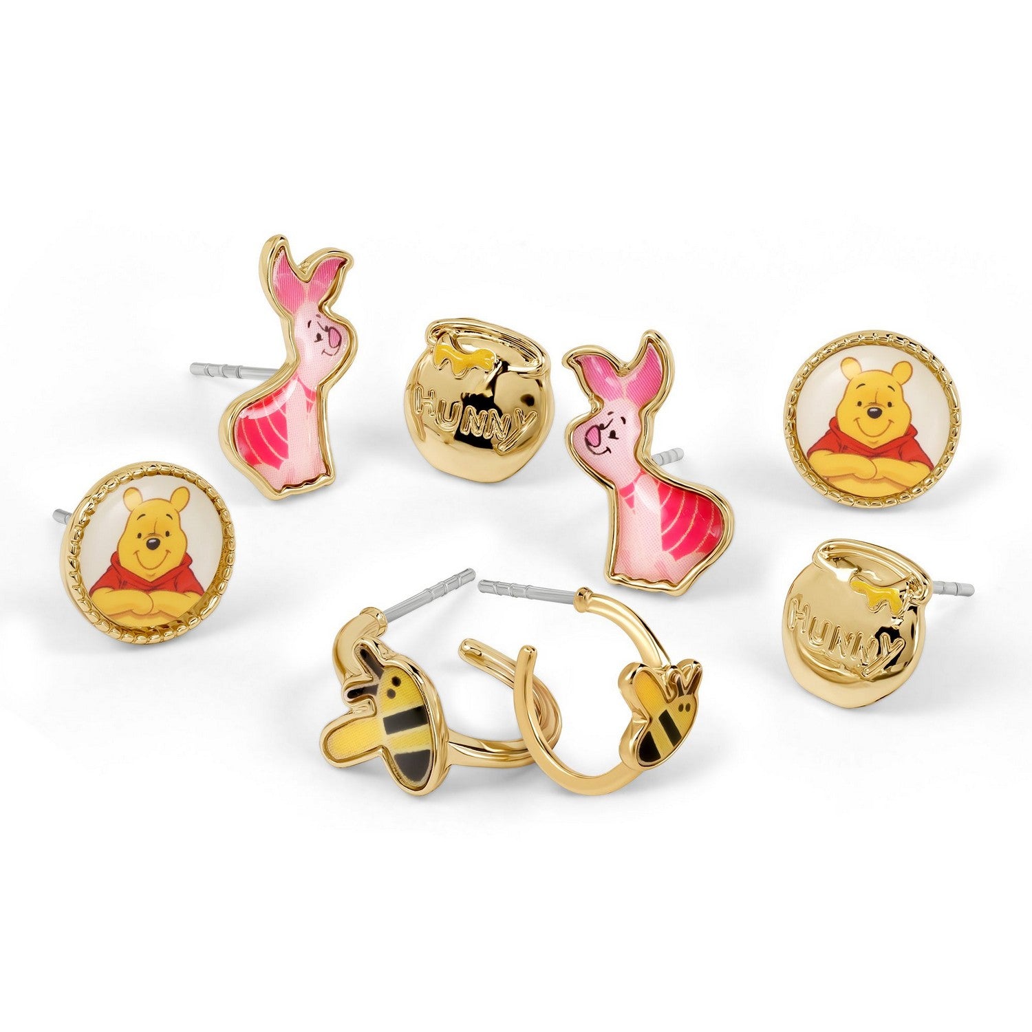 Disney Winnie The Pooh Wtp Set Orange Earring SH01043YL.PH