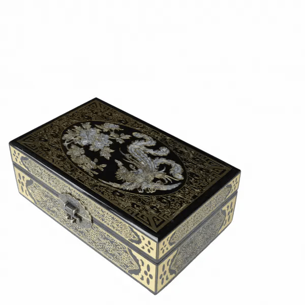Signature Flor Fla Black Jewellery Gift Box SIG001