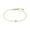 18k Gold Plated White Zirconia Sarzana Uno Bracelet SJ-B2632-CZ-YG