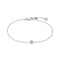 Sterling Silver White Zirconia Sarzana Uno Bracelet SJ-B2632-CZ