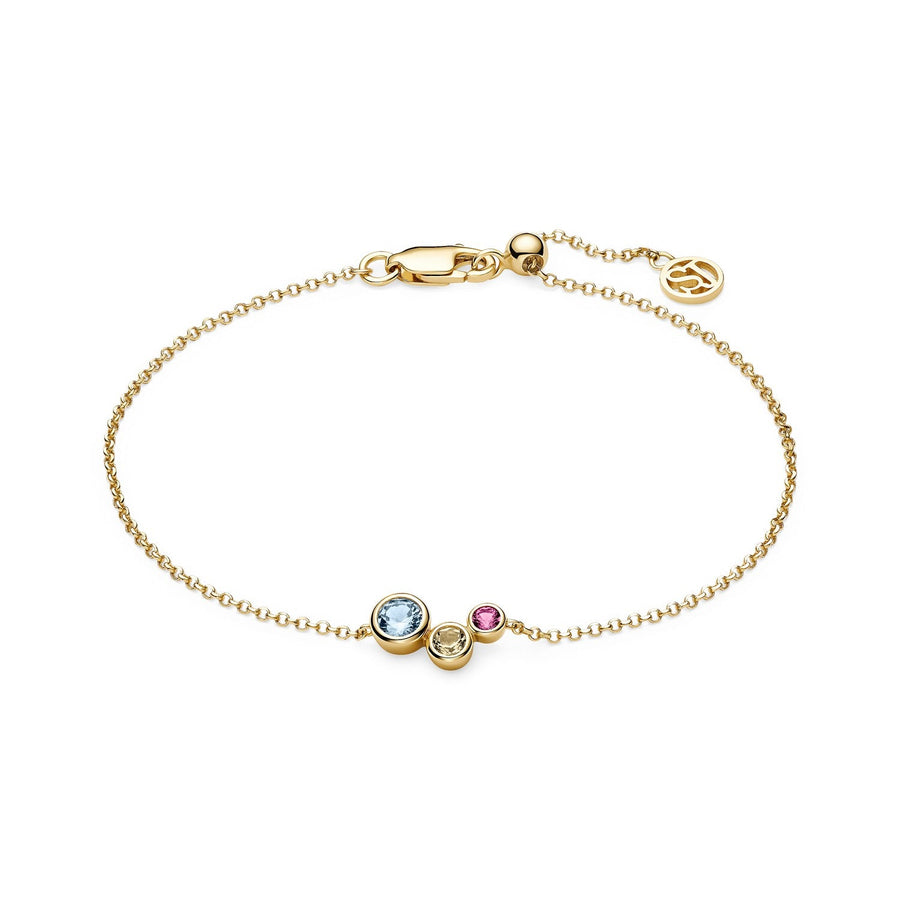 Sif Jakobs 18k Gold Plated Sardinien Tre Bracelet SJ-B2731-XCZ-YG