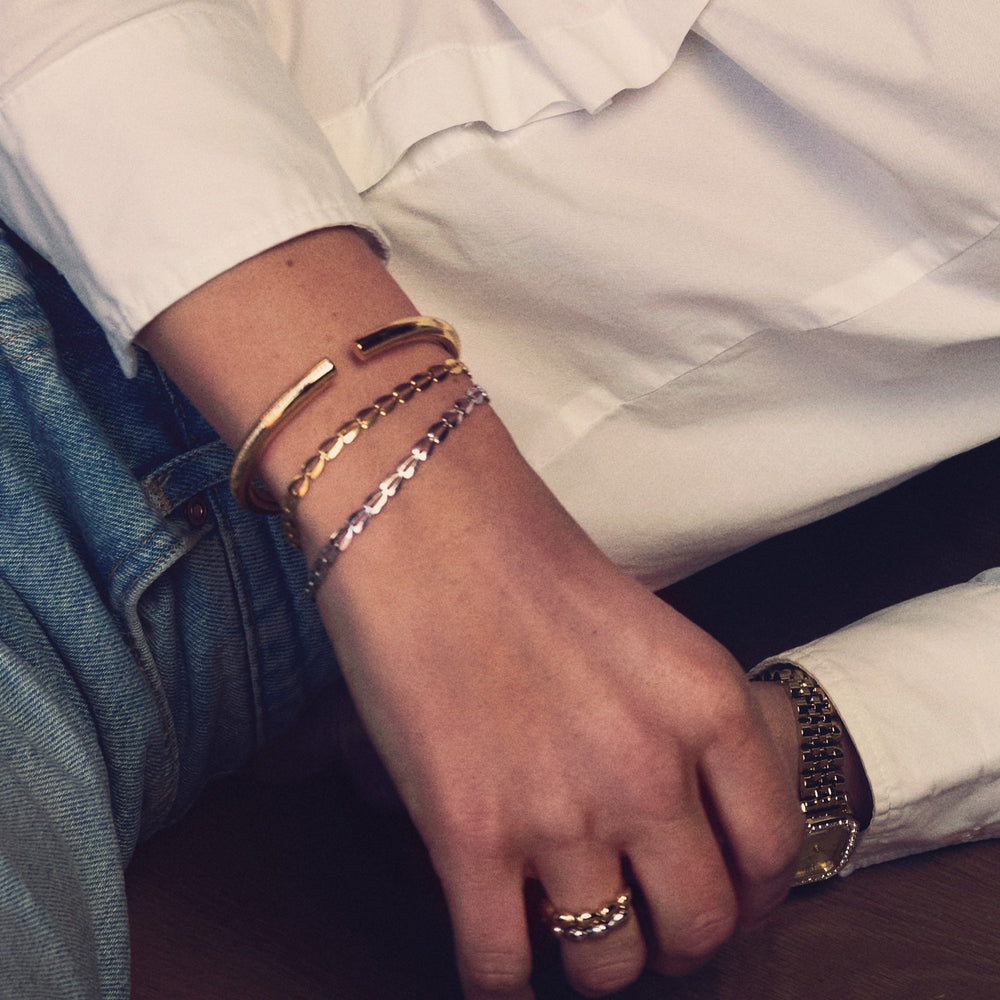 Sif Jakobs 18K gold plated Heartbeat Bracelet SJ-B2752-YG