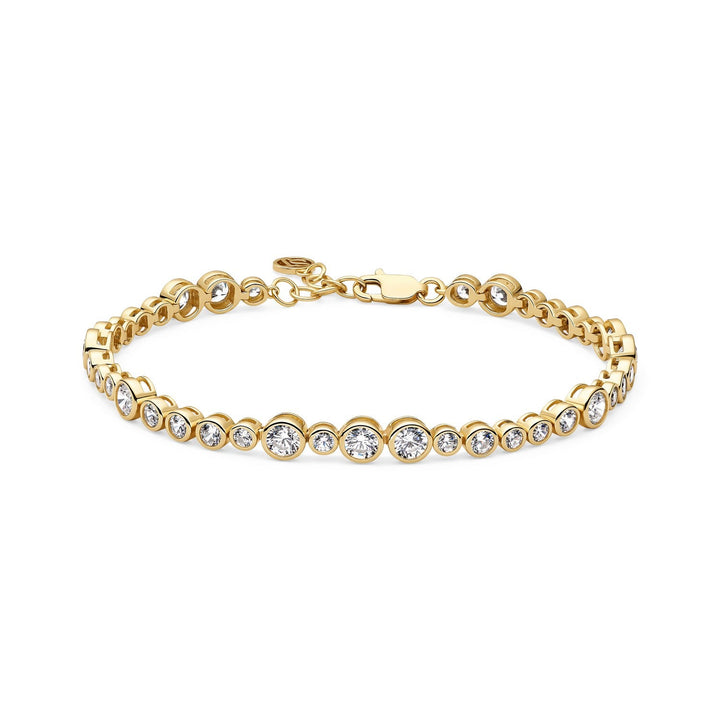 Sif Jakobs 18k Gold Plated Sardinien Altro Bracelet SJ-B2775-CZ-YG