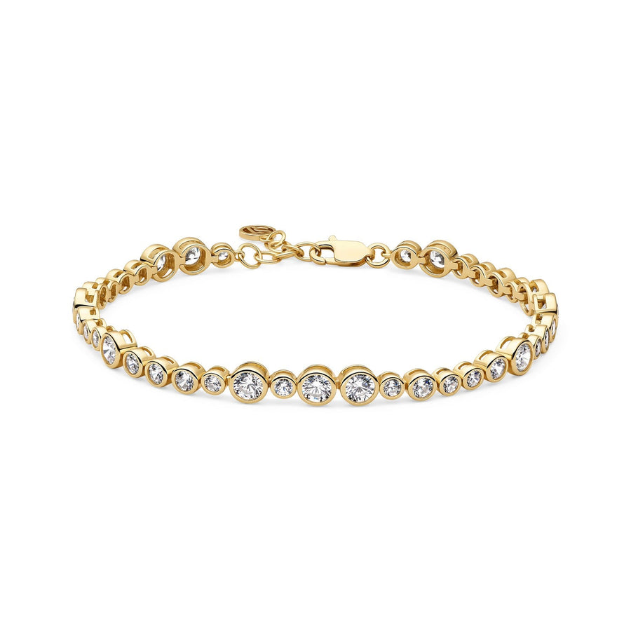 Sif Jakobs 18k Gold Plated Sardinien Altro Bracelet SJ-B2775-CZ-YG