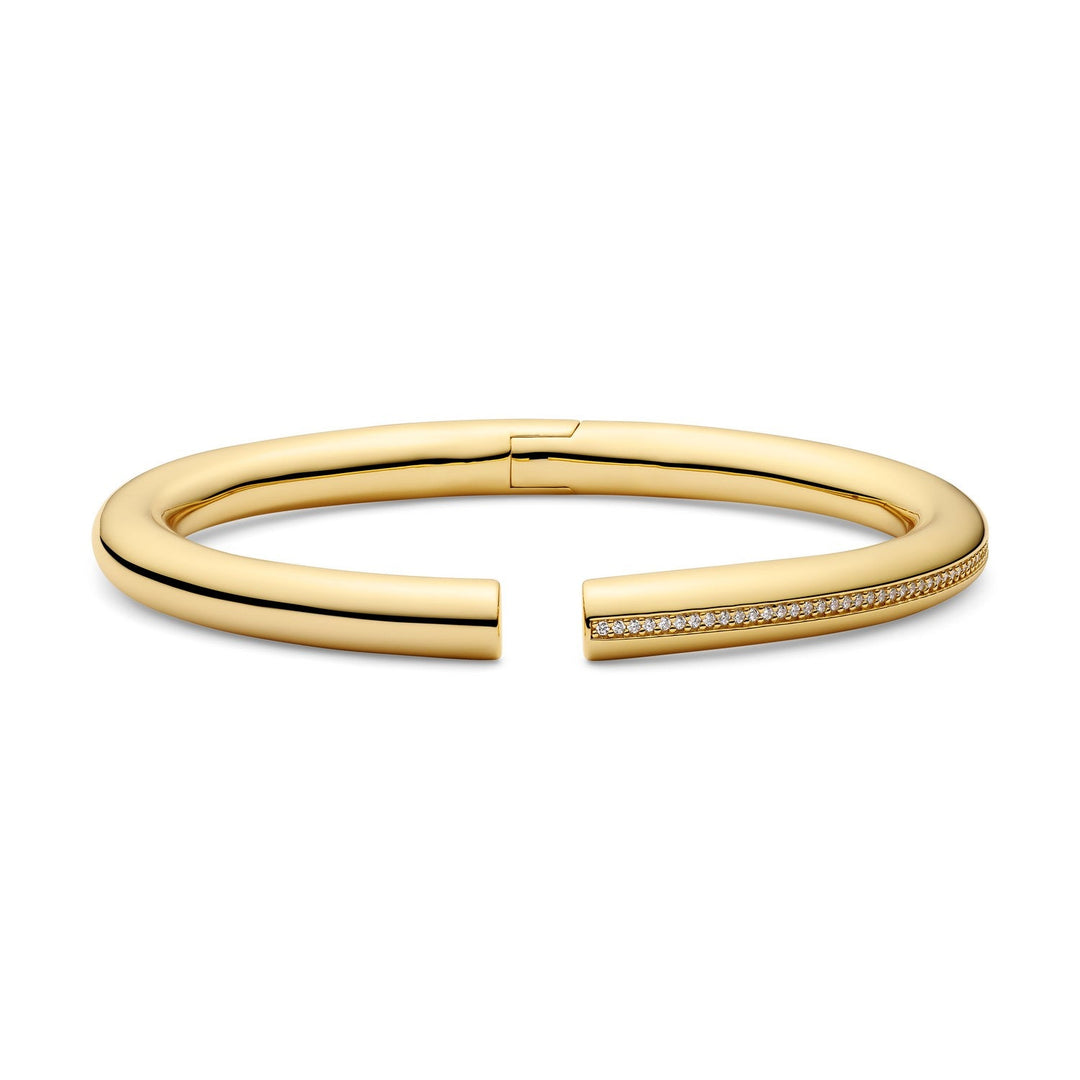 Sif Jakobs 18K gold plated Palermo Bangle  SJ-BG2588-CZ-YG