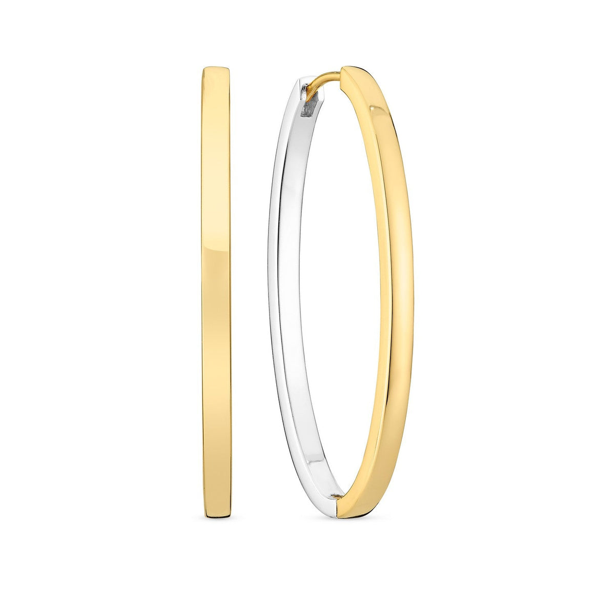 Sif Jakobs 18K gold plated Ellisse Pianura Medio Earrings SJ-E2313-2YG