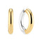 Sif Jakobs 925 Sterling Silver Carrara Pianura X-Grande Earrings SJ-E2476-2YG