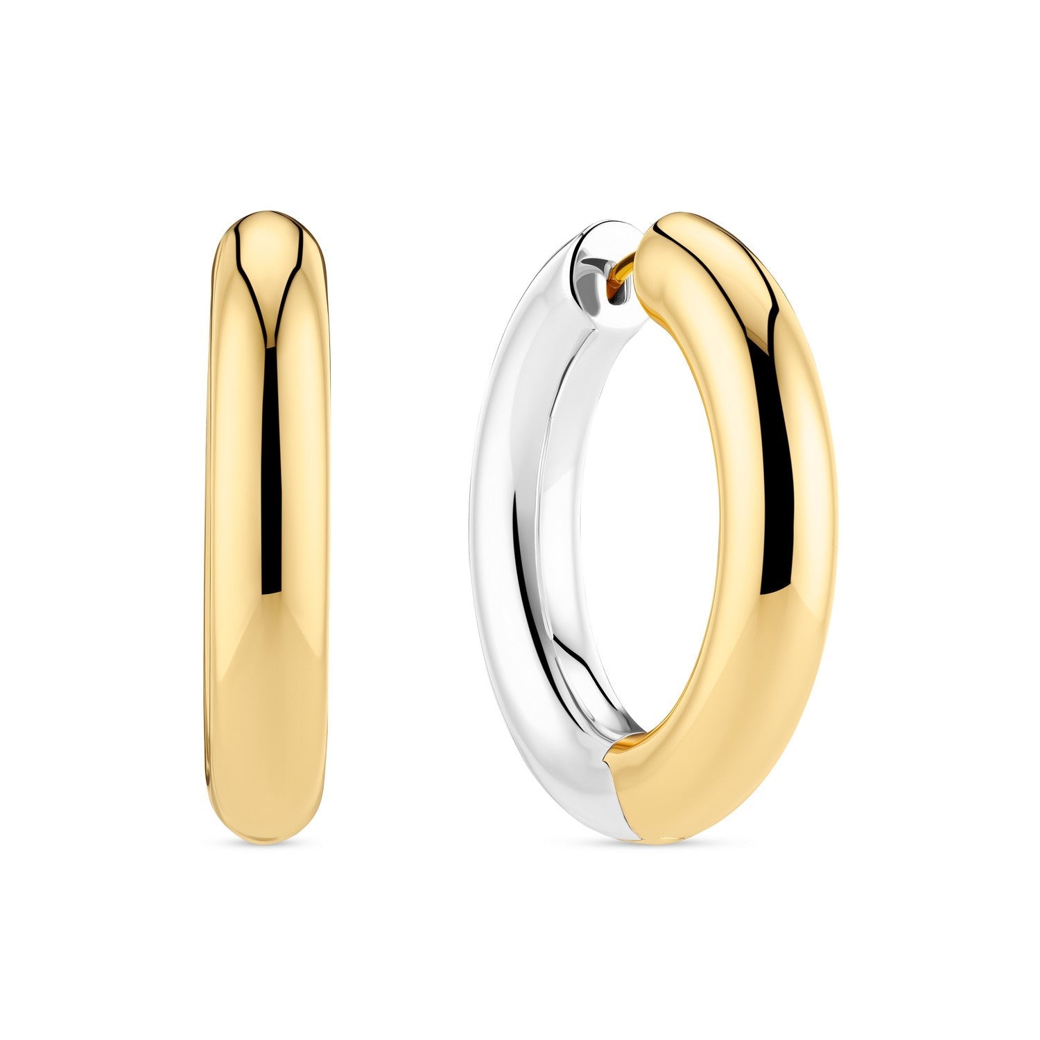 Sif Jakobs 925 Sterling Silver Carrara Pianura X-Grande Earrings SJ-E2476-2YG