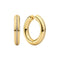 Sif Jakobs 18K gold plated Palermo Medio Earrings SJ-E2476-CZ-YG