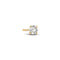 14k Yellow Gold Venice Piccolo Single Diamond Earring SJ-E2501-WD-YG-1, a luxurious solitaire earring featuring a polished surface and a stunning 0.11 ct round brilliant cut lab-grown diamond, perfect for elegant occasions.