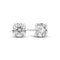 14k White Gold Venice Grande Diamond Earrings SJ-E2503-WD-WG, luxurious earrings adorned with round brilliant cut lab-grown diamonds.
