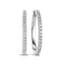 Stunning 14k White Gold Alba Grande Diamond Earrings SJ-E2512-WD-WG showcasing radiant round brilliant cut lab-grown diamonds, designed for elegance and sophistication.