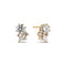 Elegant 14k Yellow Gold Lovere Diamond Earrings SJ-E2550-WD-YG featuring round brilliant cut lab-grown diamonds, sparkling with a luxurious finish.