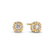 14k Yellow Gold Rome Diamond Earrings SJ-E2555-WD-YG, showcasing a sophisticated design with round brilliant cut lab-grown diamonds, perfect luxury earrings for any occasion.