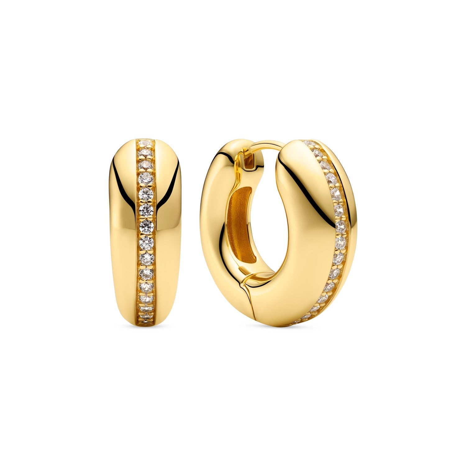 Sif Jakobs 18K gold plated Palermo Piccolo Earrings SJ-E2588-CZ-YG