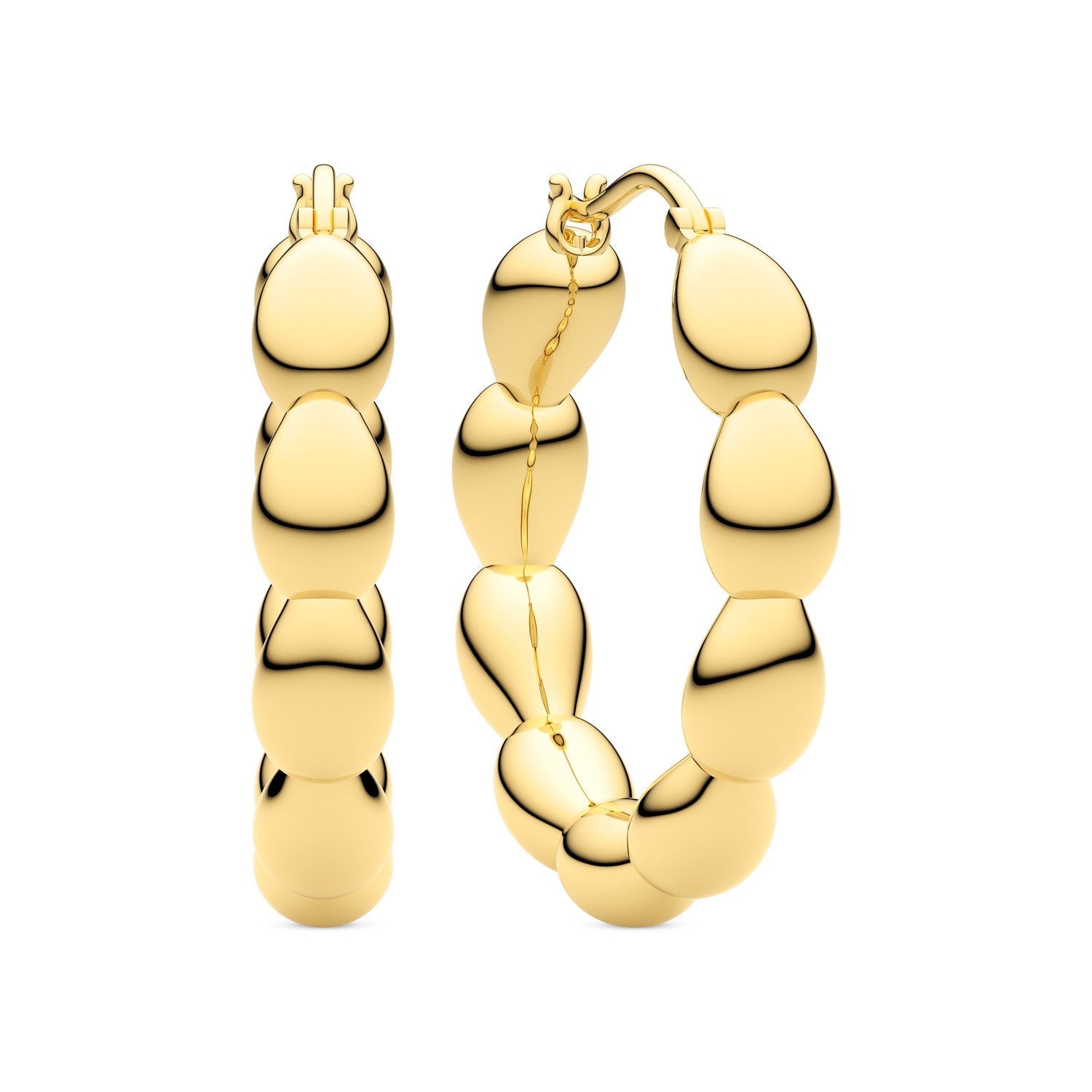 Sif Jakobs 18K gold plated Goccia Cerchietto Medio Earrings SJ-E2597-YG