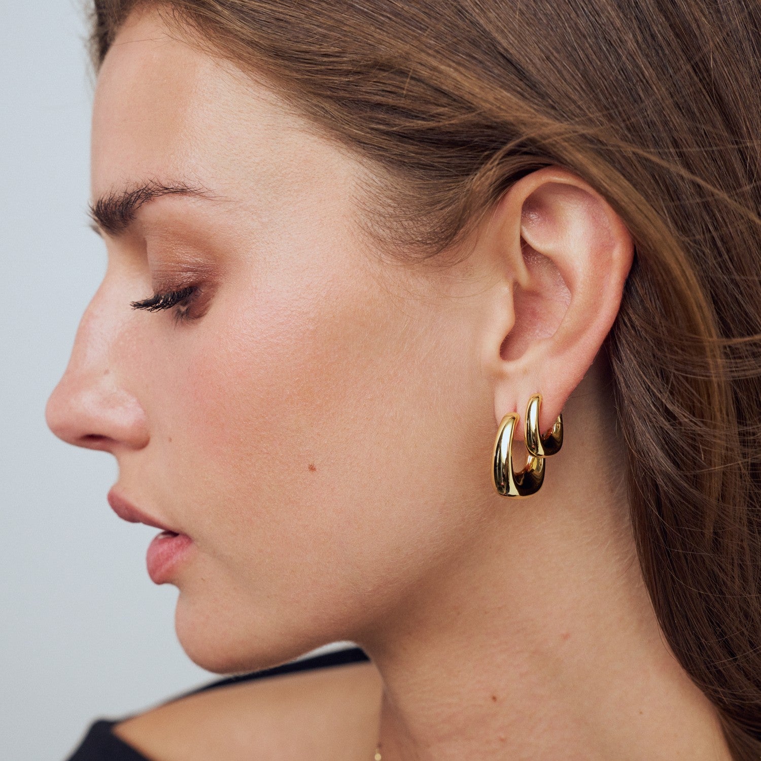 Sif Jakobs 18K gold plated Borsa Pianura Piccolo Earrings SJ-E2620-YG