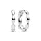 Sterling Silver Gocciolina Creolo Earrings SJ-E2627
