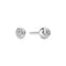 Sterling Silver White Zirconia Sarzana Uno Earrings SJ-E2629-CZ