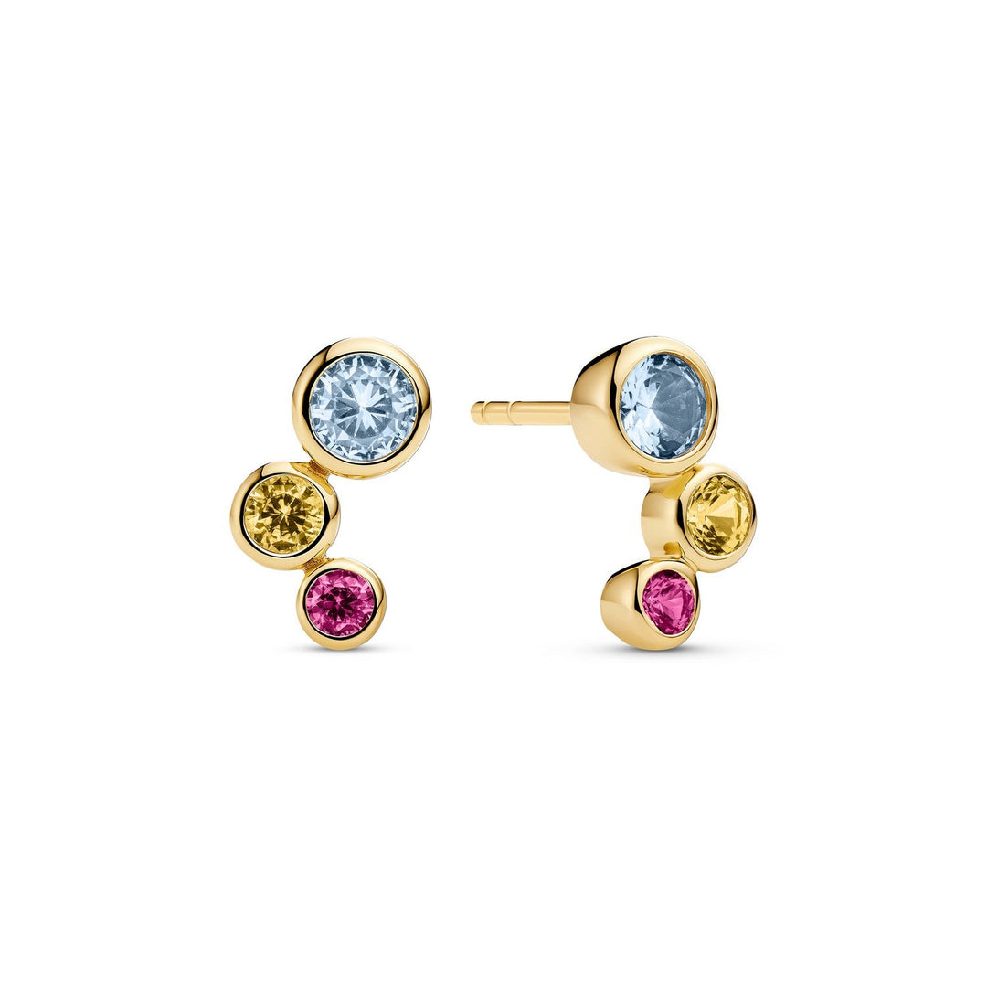 Sif Jakobs 18k Gold Plated Sardinien Tre Earrings SJ-E2631-XCZ-YG