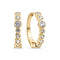 Sif Jakobs 18k Gold Plated Sardinien Creolo Earrings SJ-E2669-CZ-YG