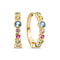 Sif Jakobs 18k Gold Plated Sardinien Creolo Earrings SJ-E2669-XCZ-YG