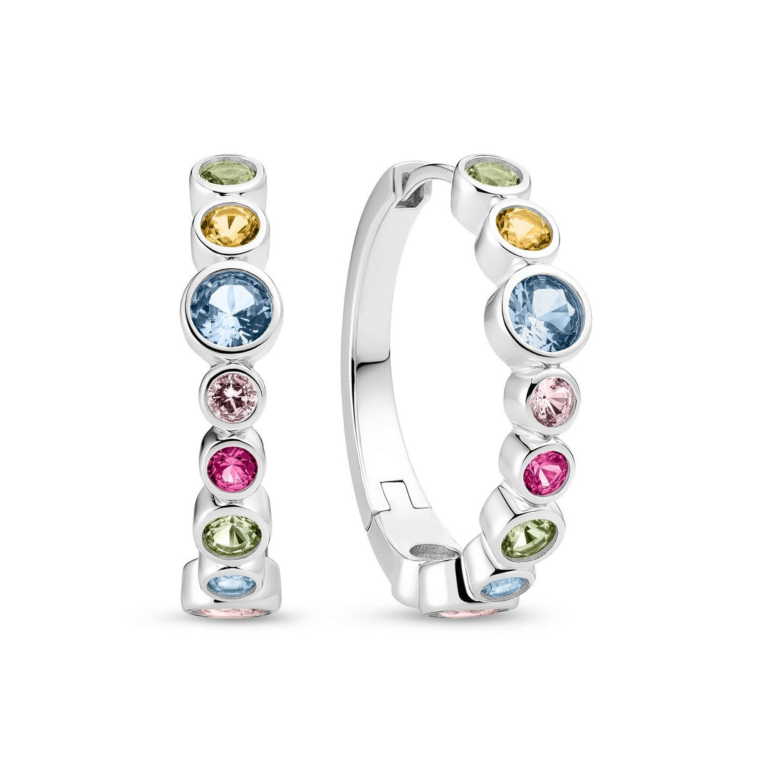 Sif Jakobs 925 Sterling Silver Sardinien Creolo Earrings SJ-E2669-XCZ