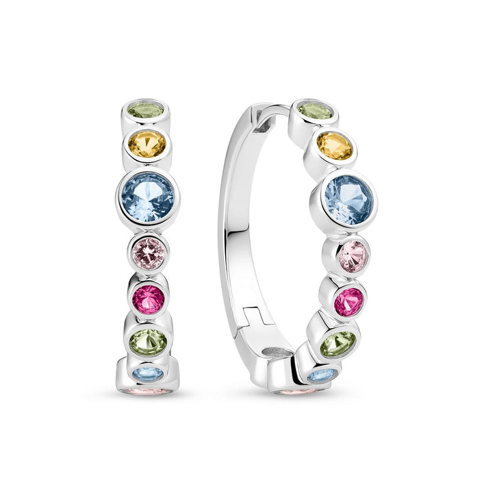 Sif Jakobs 925 Sterling Silver Sardinien Creolo Earrings SJ-E2669-XCZ