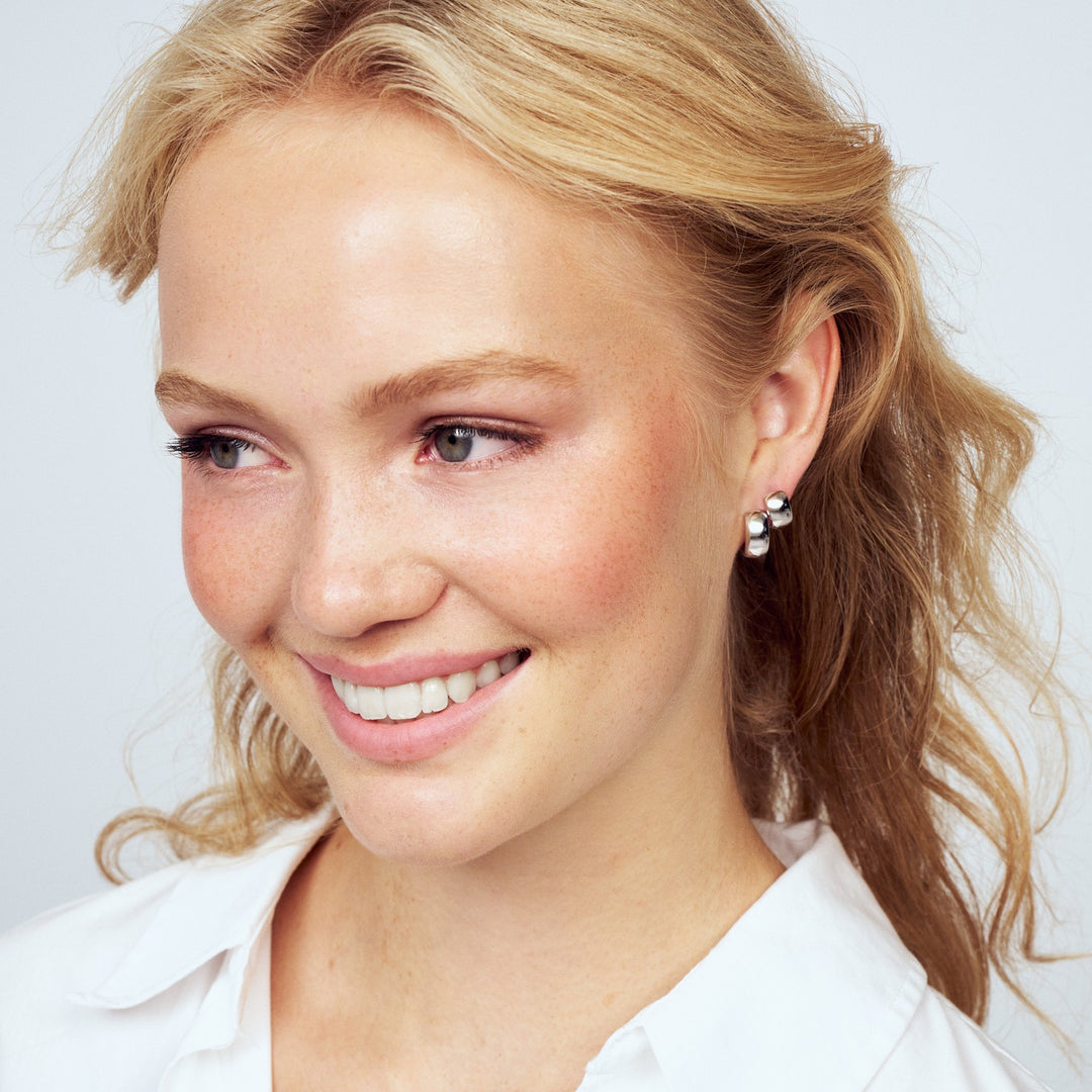 Sterling Silver Largo Piccolo Earrings SJ-E2714