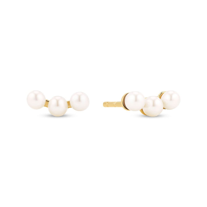 18K Gold Plated Perla Tre Earrings SJ-E2733-P-YG