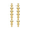 Sif Jakobs 18K gold plated Bormio Lungo Earrings SJ-E2740-YG