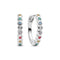 Sterling Silver Multicoloured Zirconia Sarzana Earrings SJ-E2750-XCZ