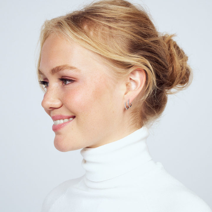 Sterling Silver Multicoloured Zirconia Sarzana Earrings SJ-E2750-XCZ