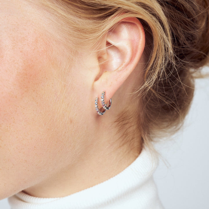 Sterling Silver Multicoloured Zirconia Sarzana Earrings SJ-E2750-XCZ