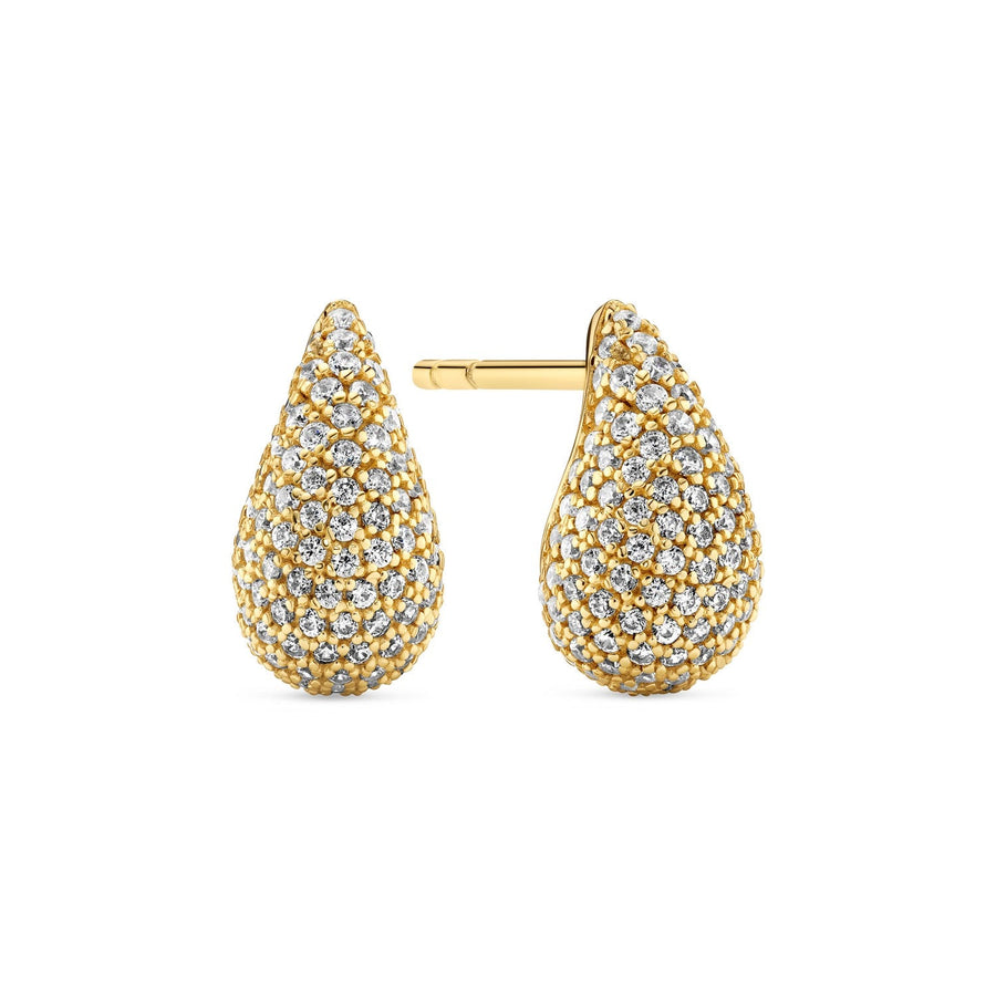Sif Jakobs 18K gold plated Goccia Calare Piccolo Earrings SJ-E2752-CZ-YG